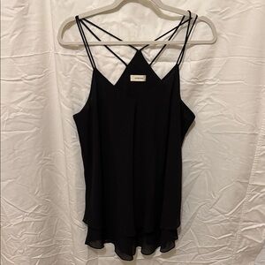 Adrienne Black Layered Camisole